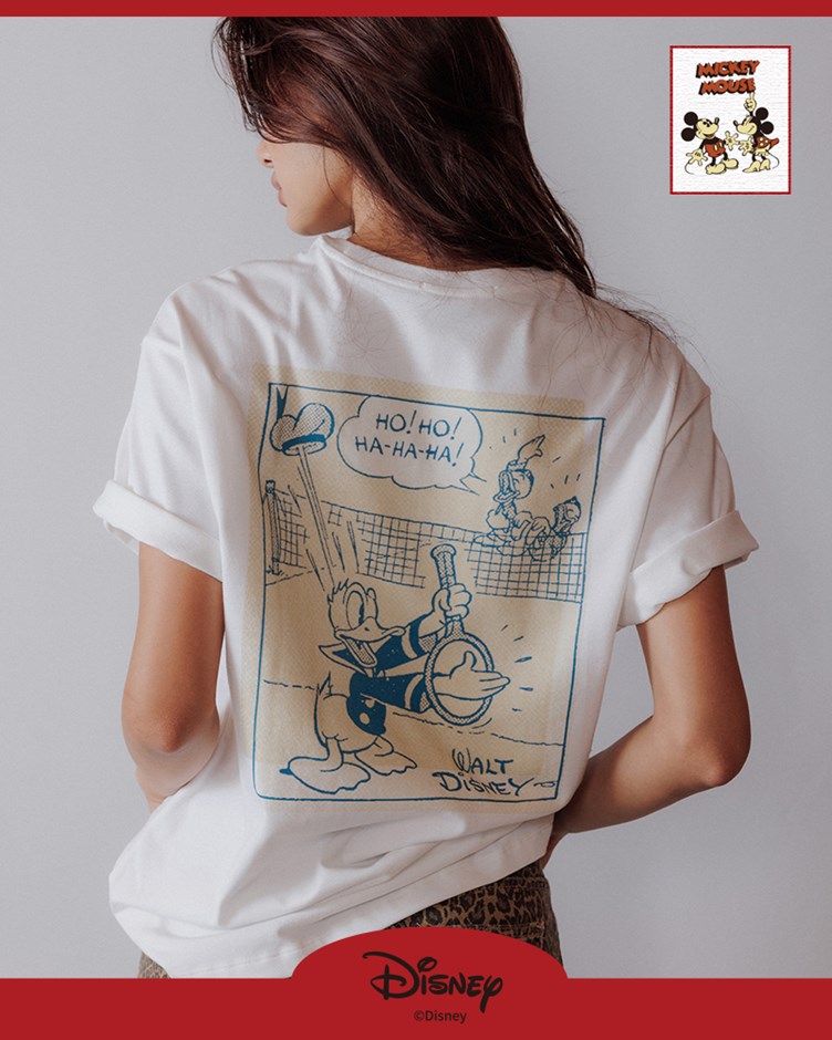 復古米奇與好朋友漫畫TEE(Disney系列)