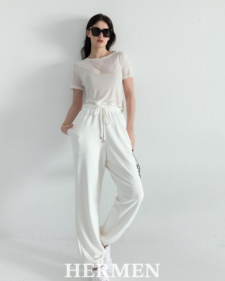 雲朵人造絲｜經典縮口男友褲 2.0