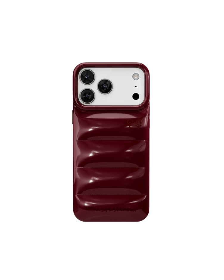 The Puffer 手機殼-勃根地酒紅( iPhone 17 Pro Max )