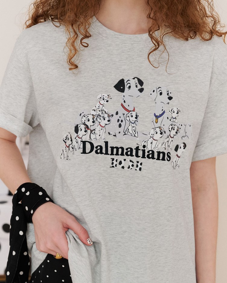 Disney 101忠狗系列一家人刺繡TEE