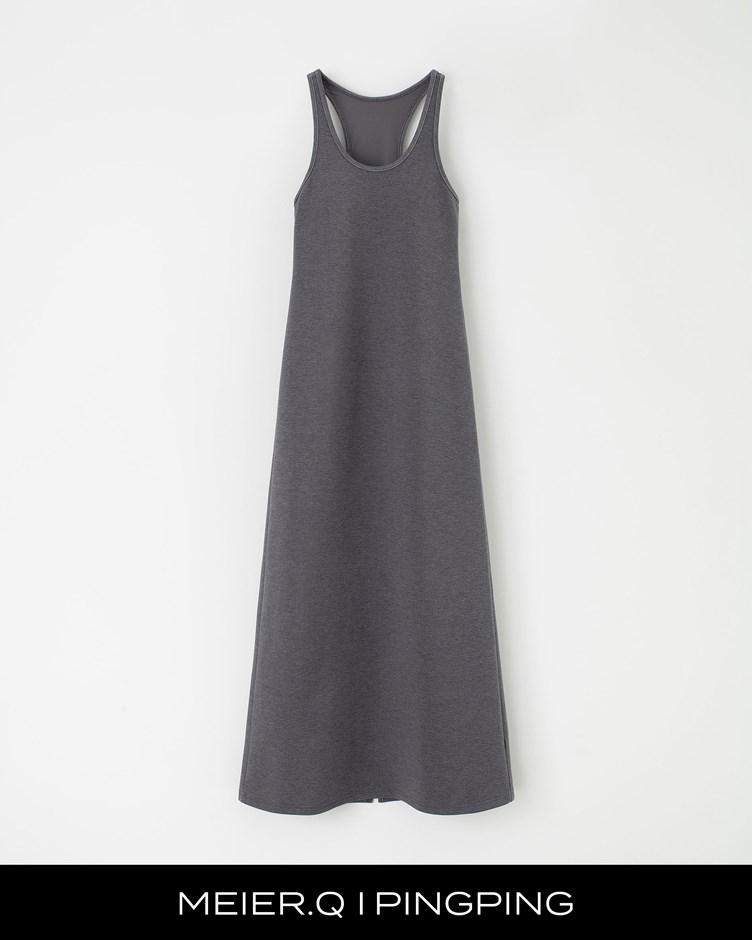 pingping-削肩美背BRA長洋裝