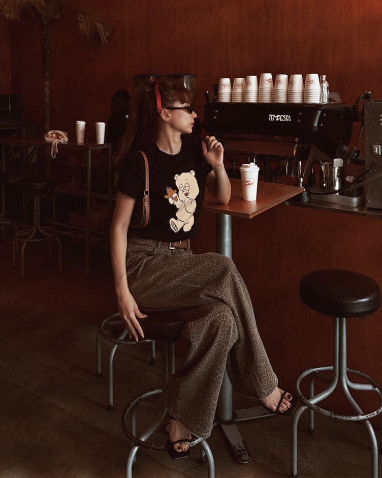 Bobby&Bella冒險熊熊印刷短袖上衣