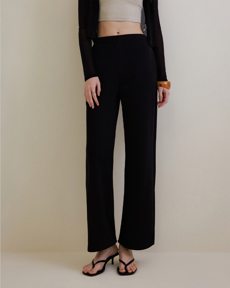 修身直筒薄棉褲(yoyo聯名款)