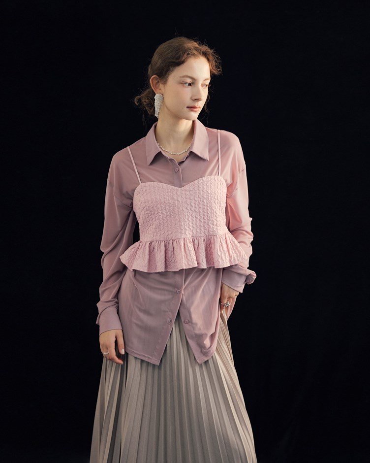 日系肌理感細肩背心