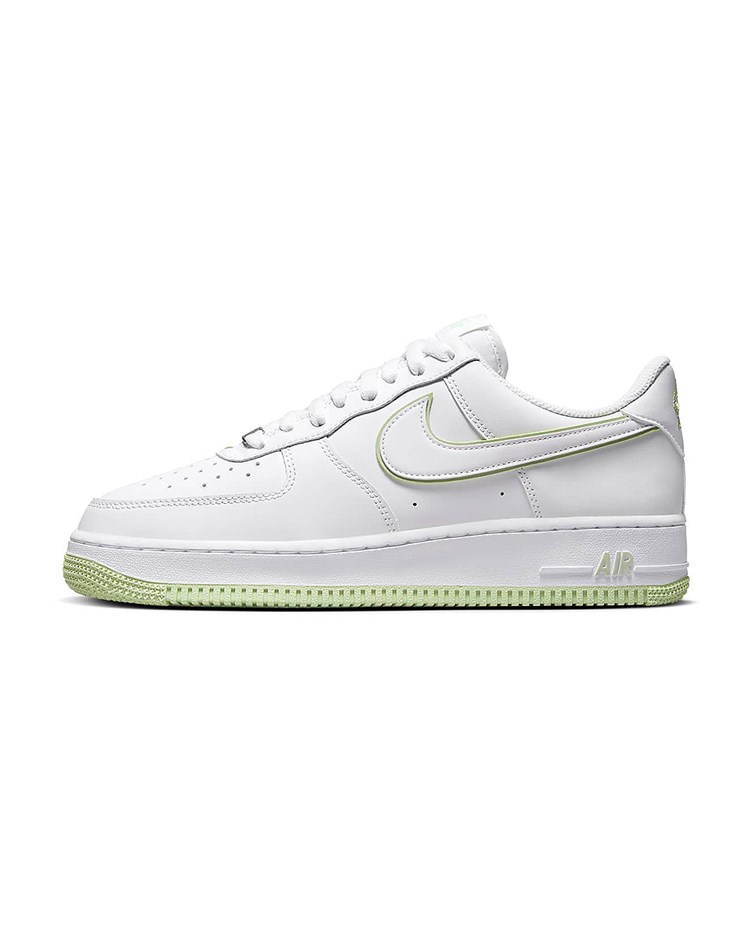Nike Air Force 1 Low 低筒經典皮革休閒鞋 男款 白色綠 DV0788-105