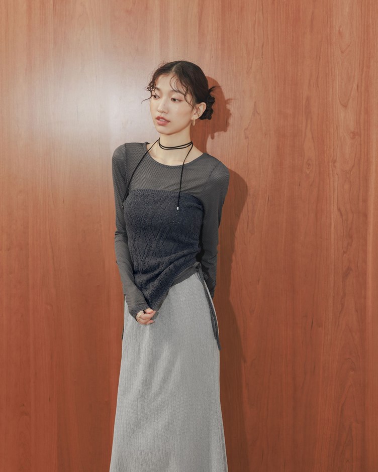 菱格織紋針織多用三角巾