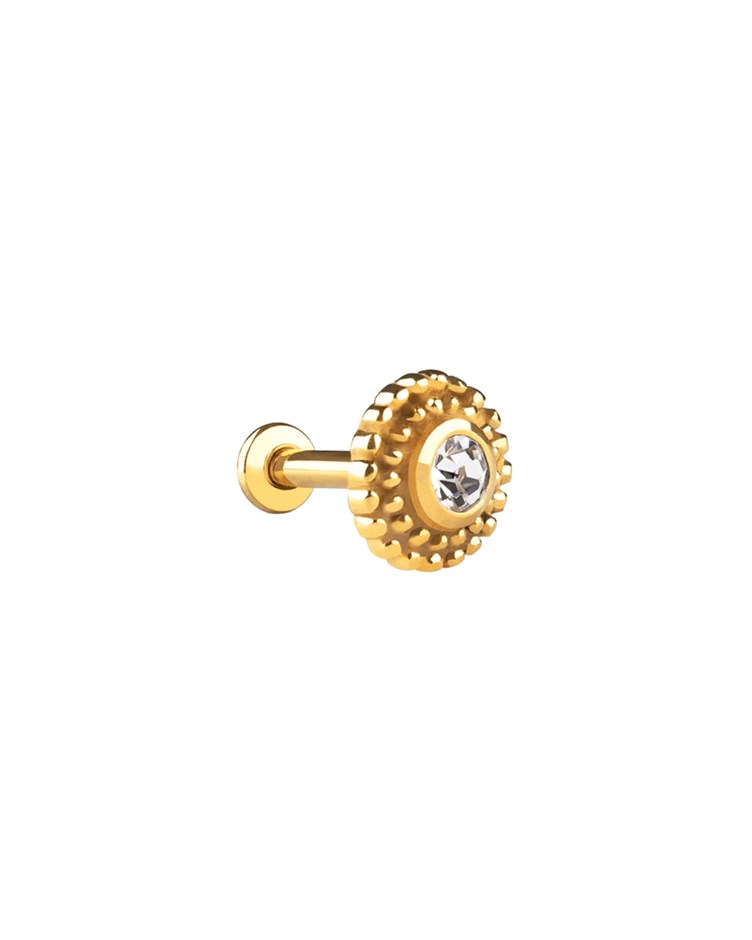 J&CO. JEWELRY Vintage Jewel 復古摩天輪醫療鋼耳環(單入)