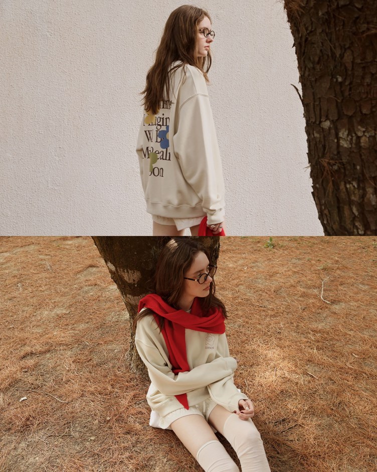 MIT 笑臉花朵標語印花大學TEE