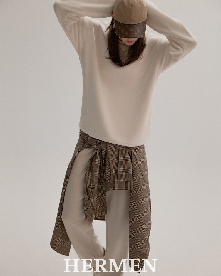 雲朵經典雙層休閒寬版衛衣