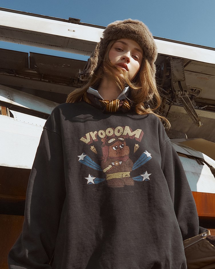 Bobby&Bella飛行員熊熊衛衣