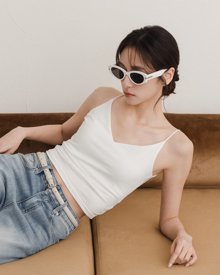 細肩V領BRA TOP背心