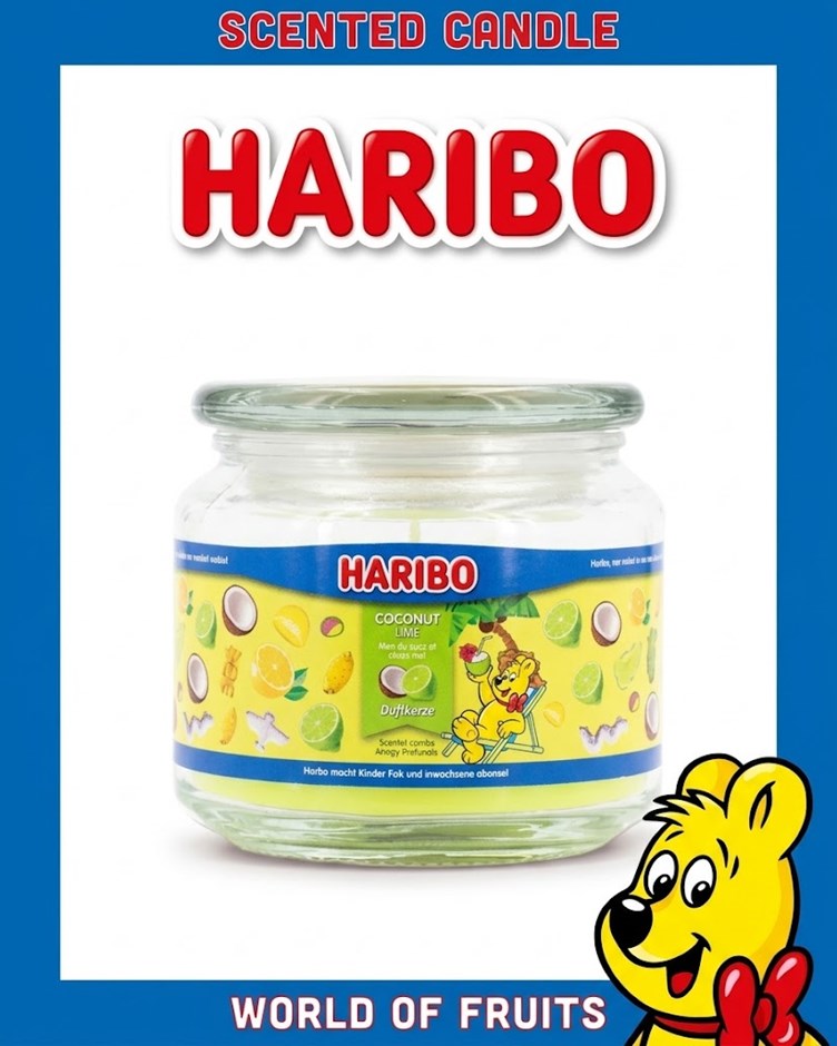 HARIBO CANDLE 小熊軟糖蠟燭 - 椰子萊姆 Coconut Lime (中)
