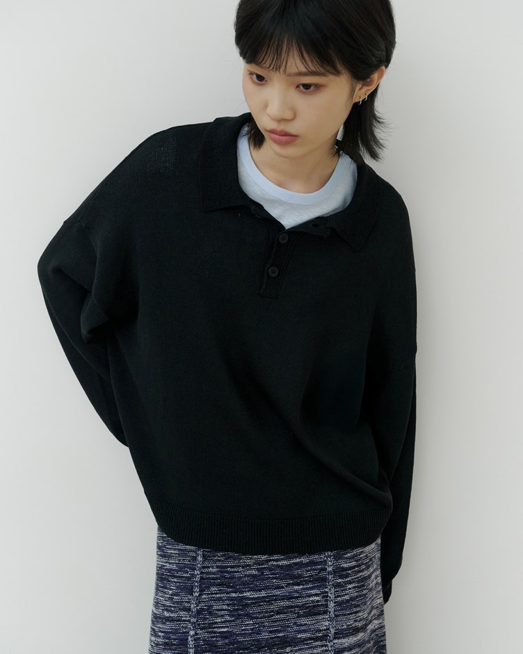 絲光立體織紋 POLO 衫