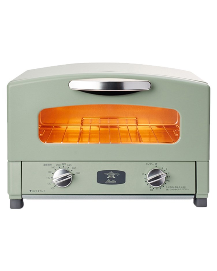 日本千石阿拉丁 0.2秒瞬熱2枚燒石墨烤箱(二色任選)