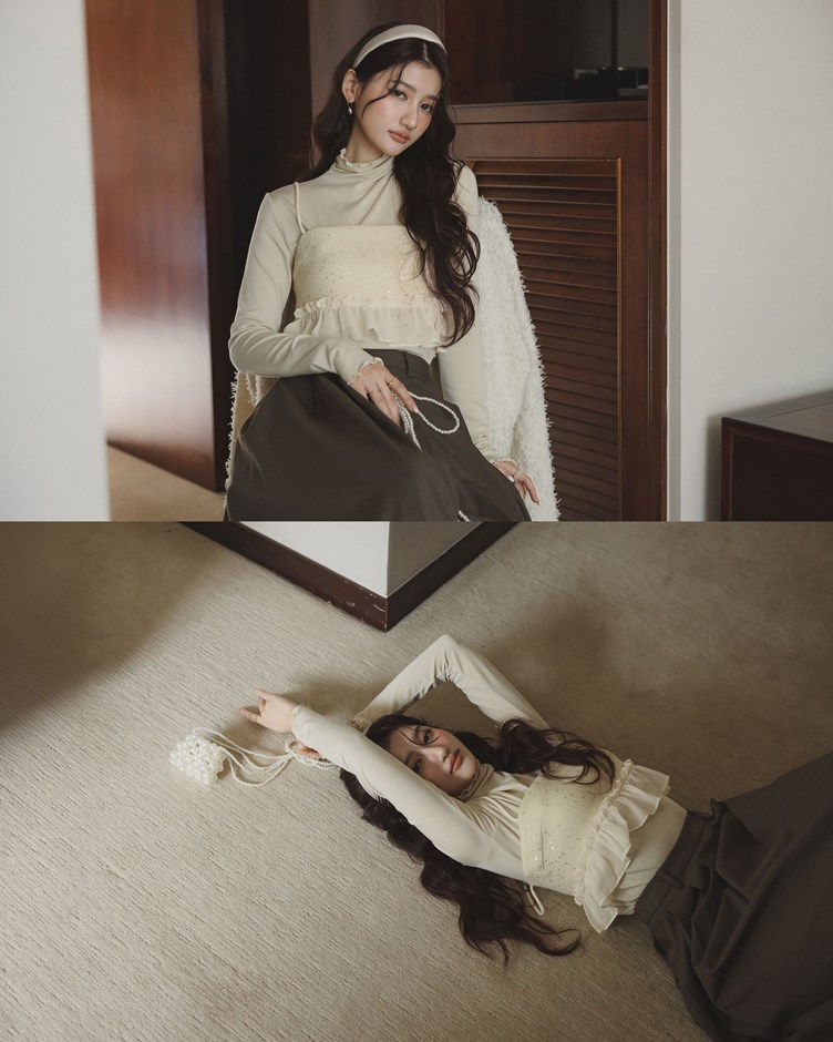 小香荷葉短版背心