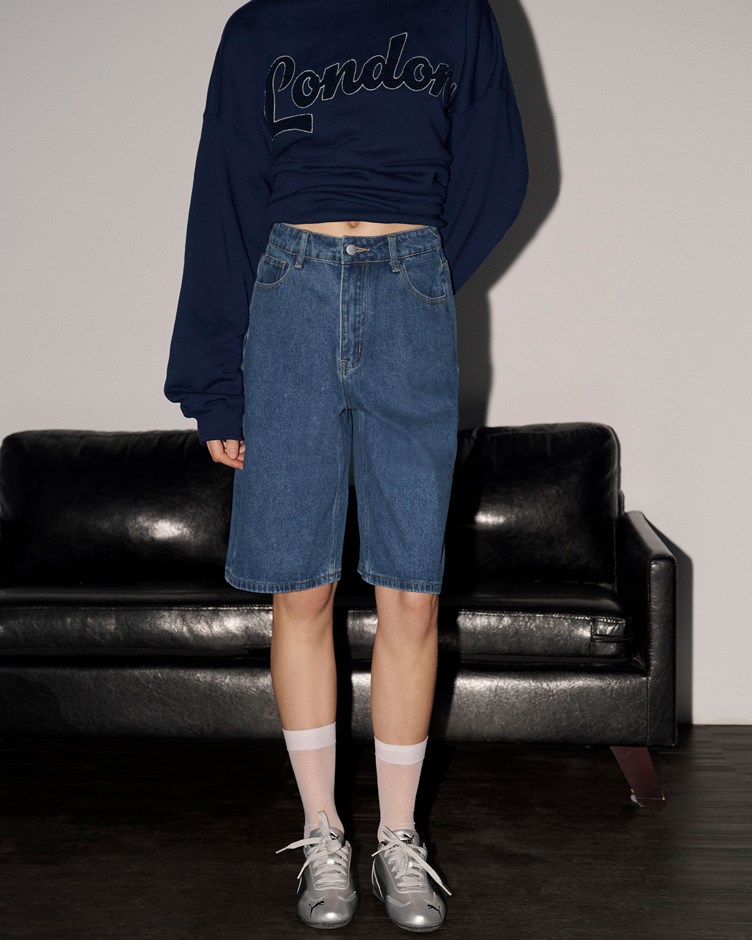 休閒日常五分牛仔短褲