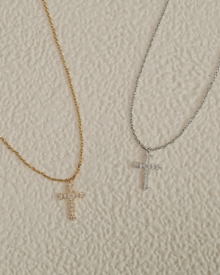 細鑽十字項鍊