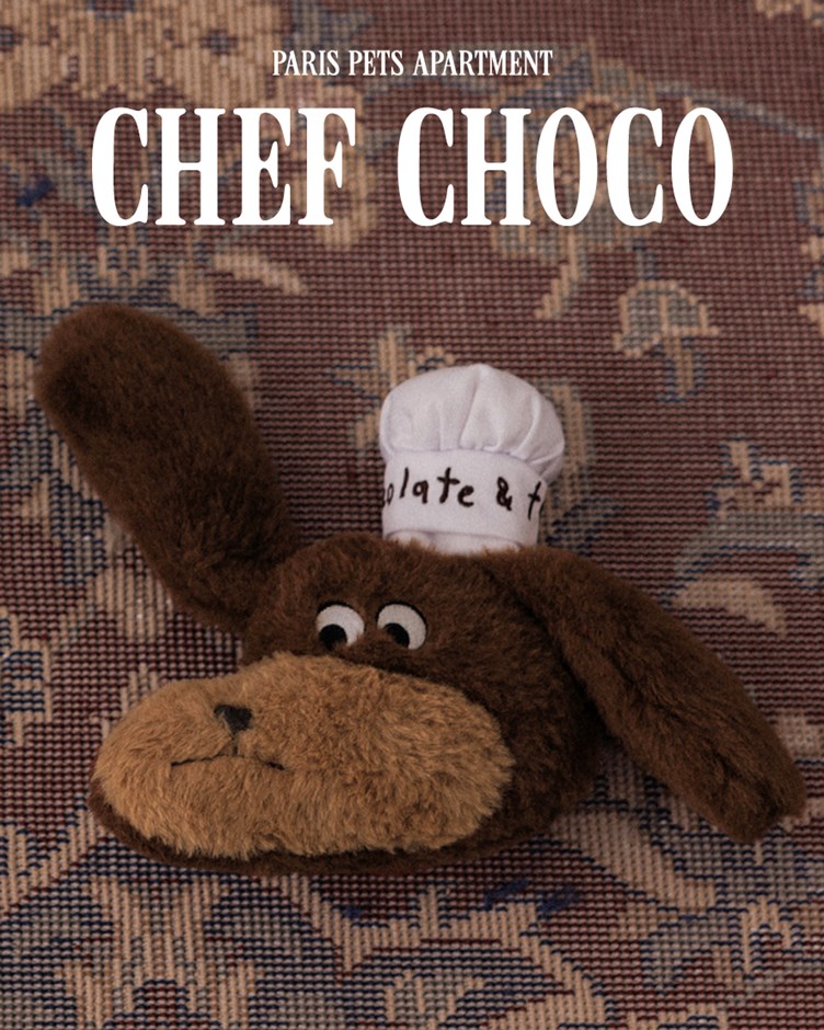 CHOCO小廚師臘腸狗零錢包吊飾