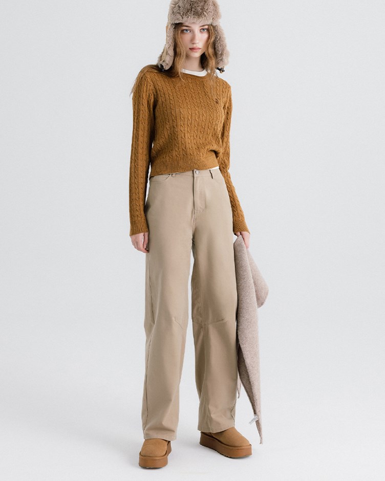 天絲棉微繭型長褲