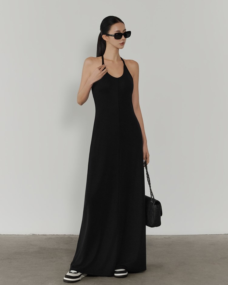 細肩挖背棉質BRA長洋