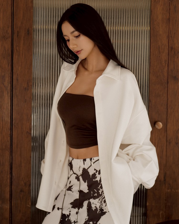 輕柔斜紋磨毛襯衫