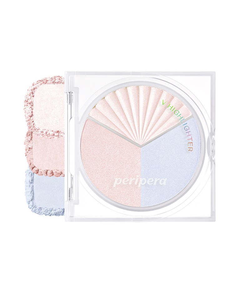 peripera V型三色打亮盤
