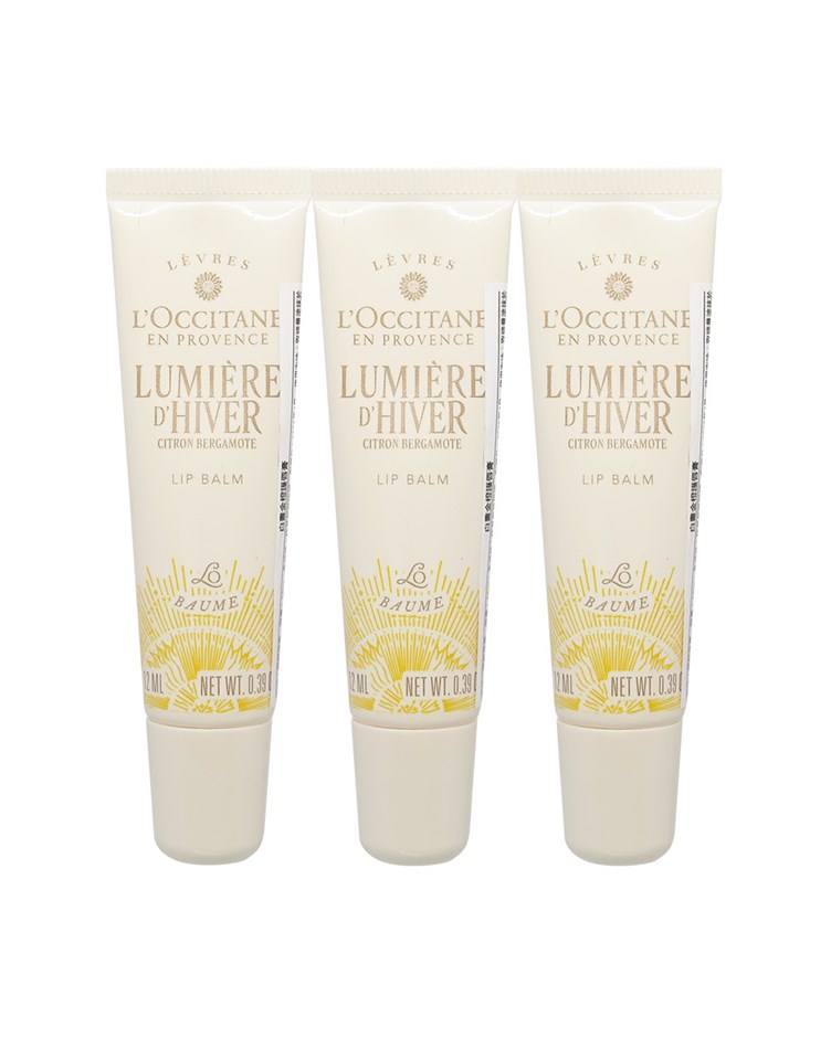 歐舒丹 白晝金橙護唇膏(12ml)*3(專櫃公司貨)