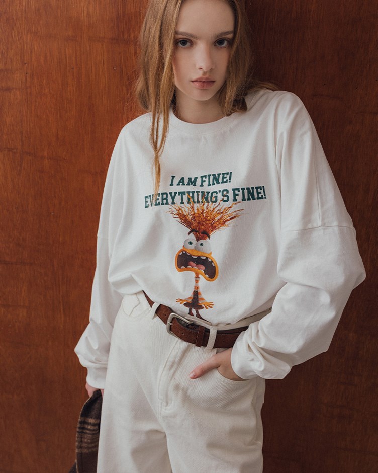 腦筋急轉彎水洗長袖圖TEE(Pixar系列)