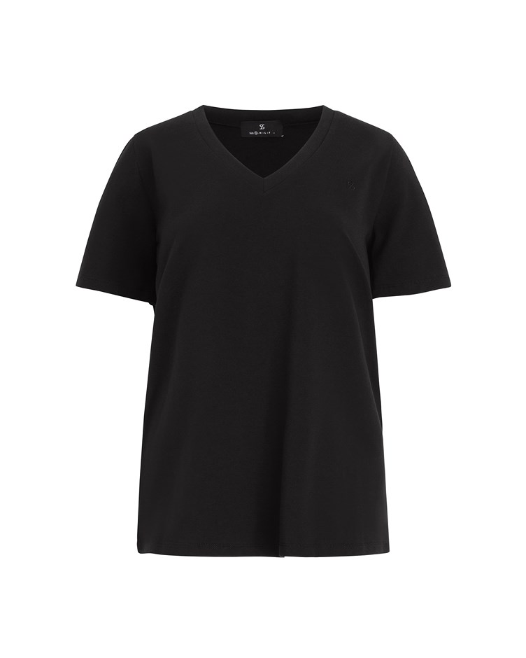 V neck simple tee