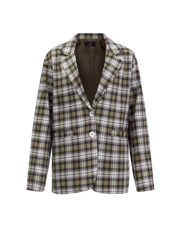 plaid vintage blazer