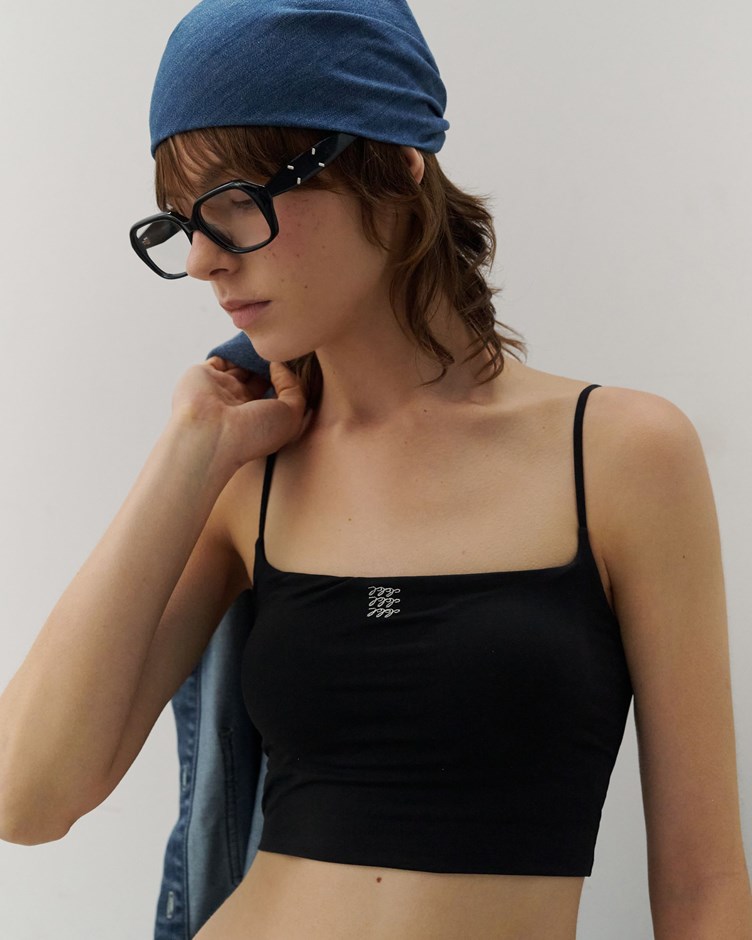 MIT品牌LOGO涼感美背BRA TOP(一體成型)