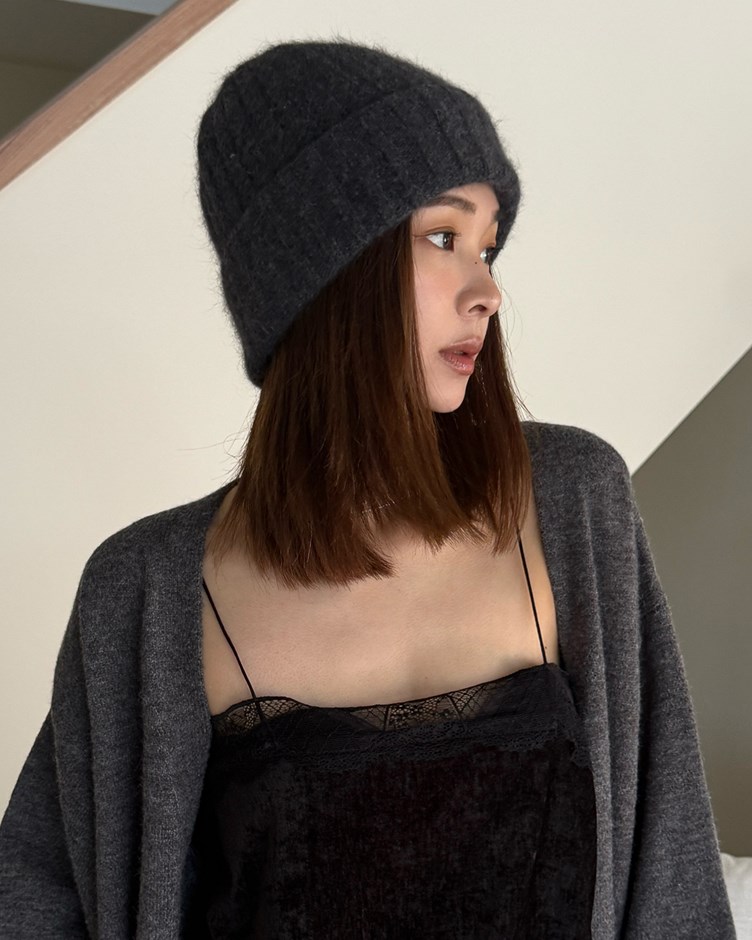 百搭基本款素色針織帽