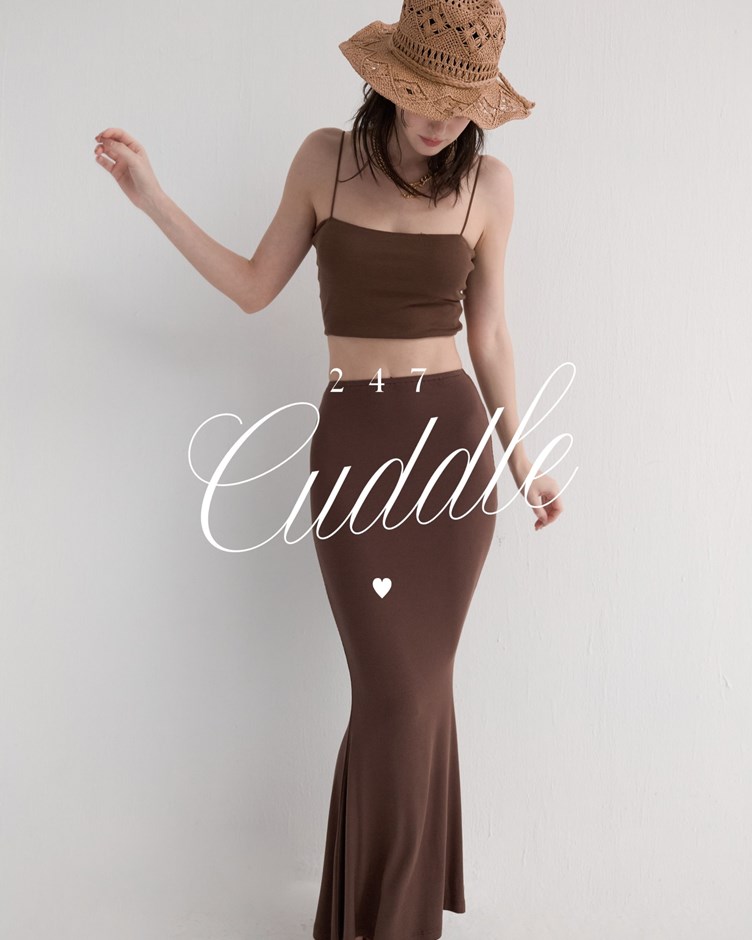 🧸 Cuddle 24/7｜極致親膚彈力垂墜魚尾裙