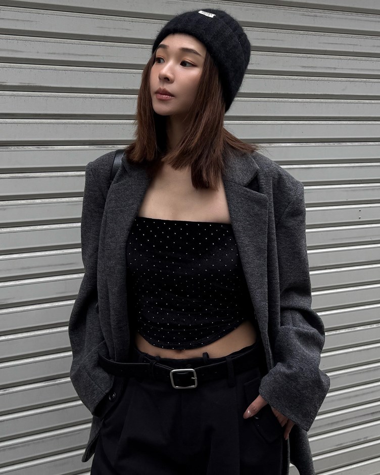 百搭基本款素色針織帽