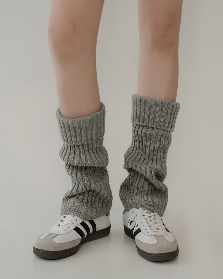 羊毛針織坑條襪套