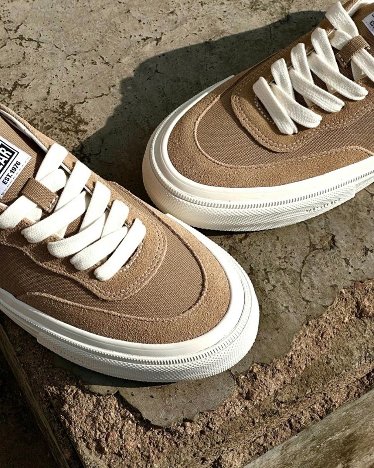 Vision Street Wear FLAT-TOP 復古街頭滑板鞋 奶茶色