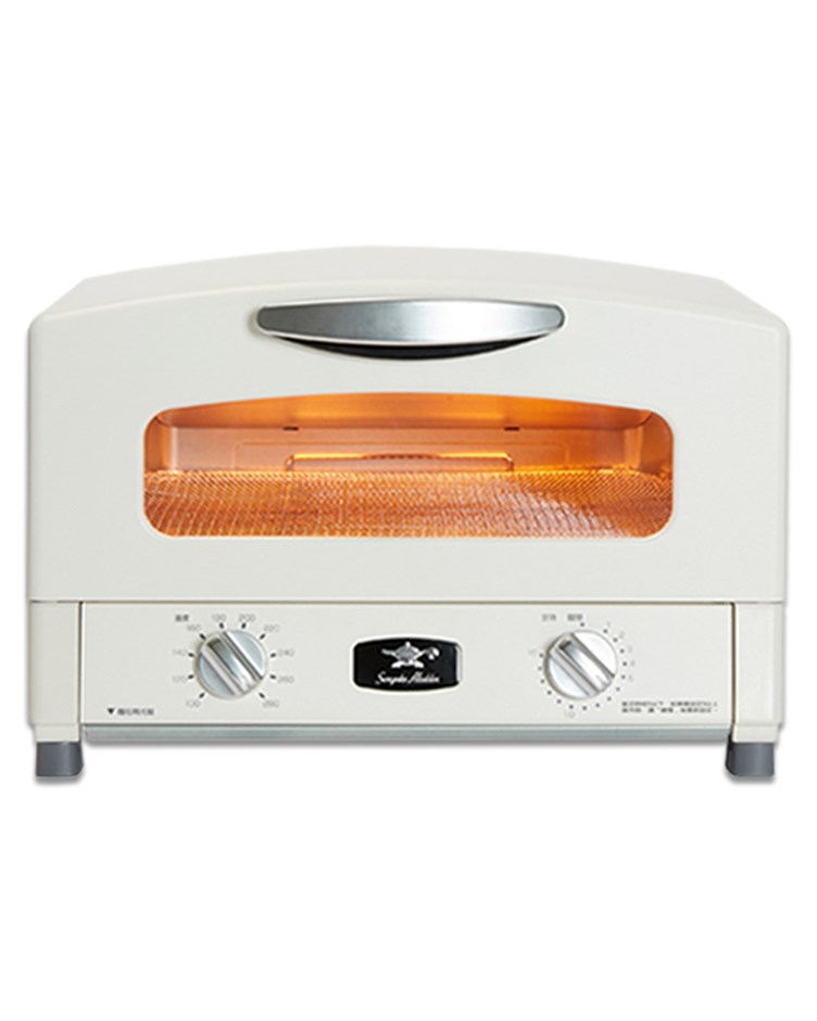 日本千石阿拉丁「專利0.2秒瞬熱」4枚燒時尚多用途烤箱 (附多功能迷你烤盤)｜2025年最新特仕版