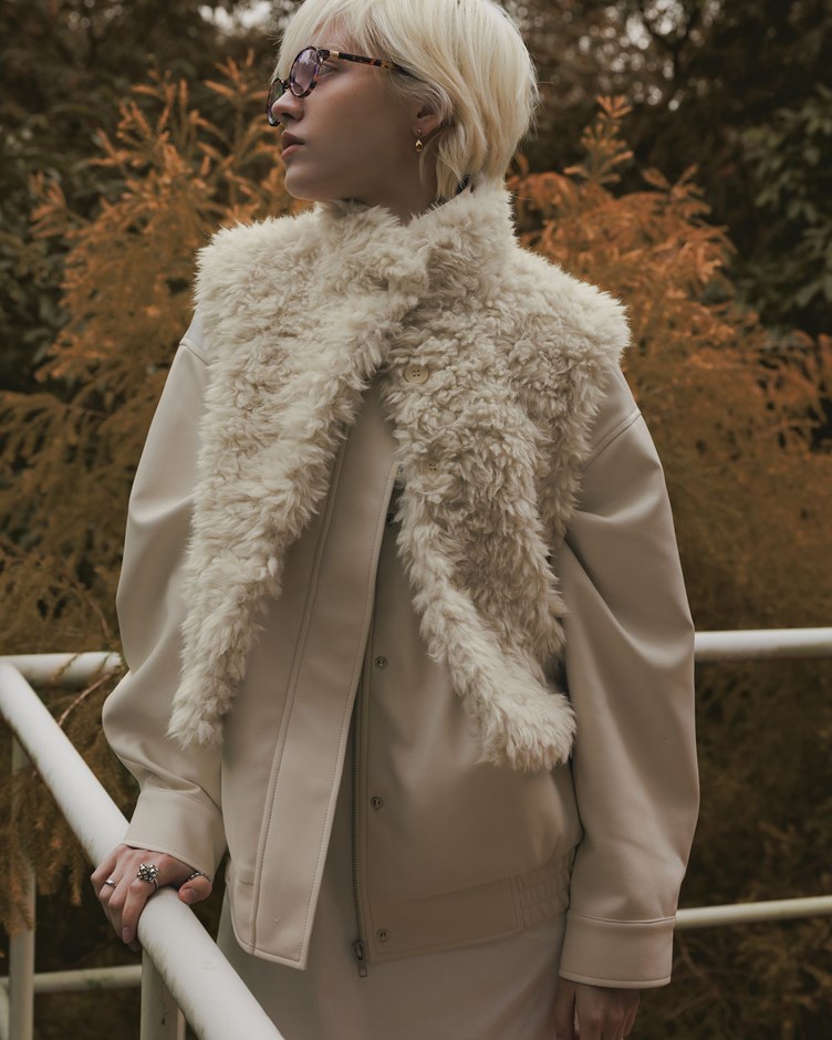 質感柔軟皮革外套