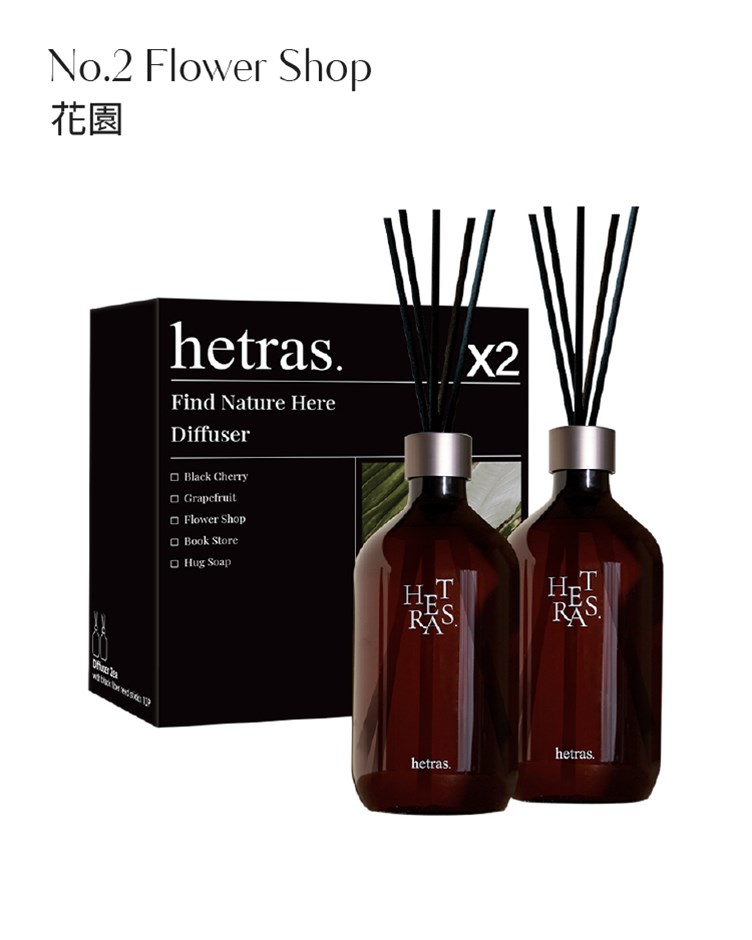 【hetras】首席調香師擴香 2入組