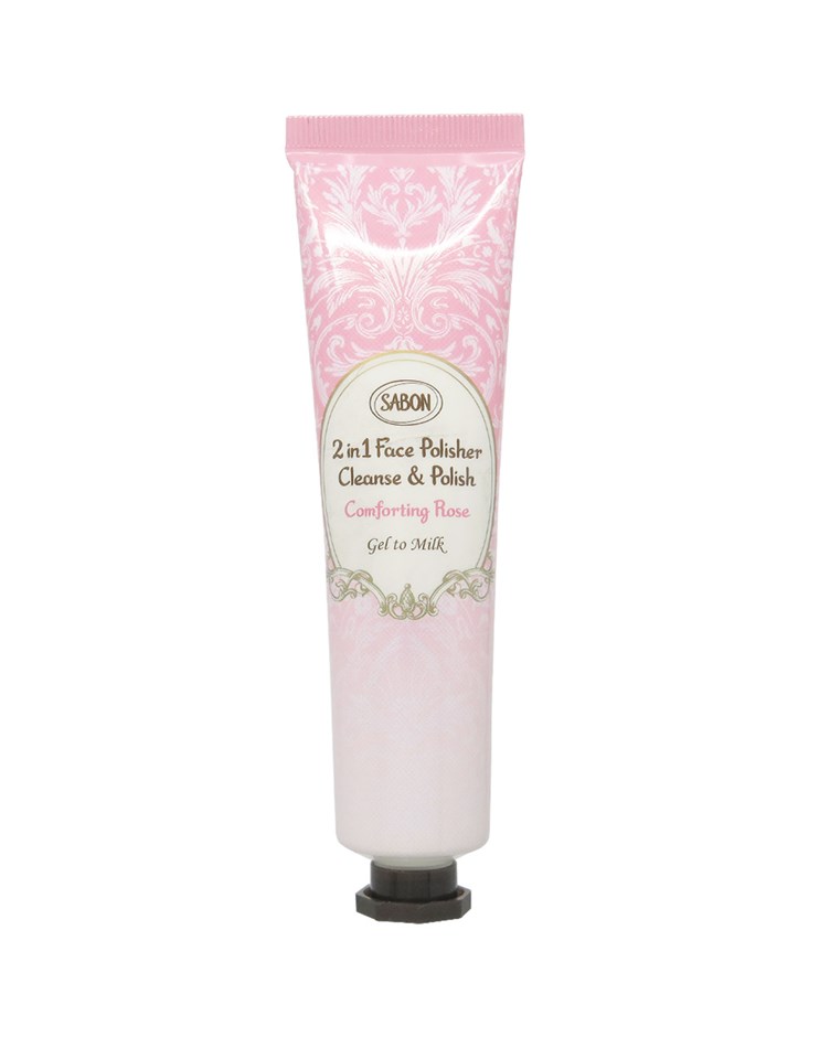 SABON 二合一臉部磨砂膏-珍萃玫瑰(60ml)(條裝)(專櫃公司貨)