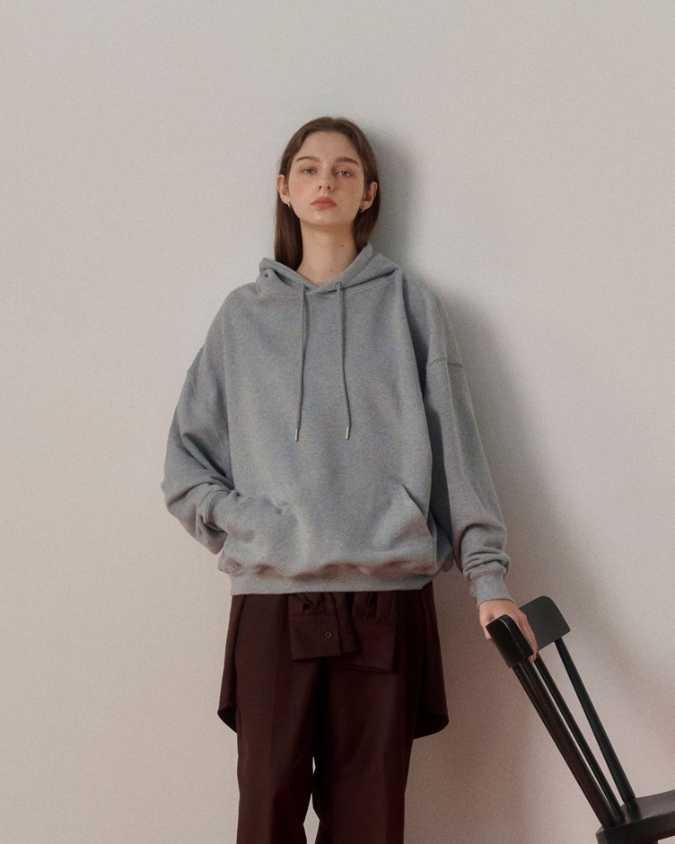 MIT品牌LOGO日常寬鬆抽繩連帽上衣(unisex)
