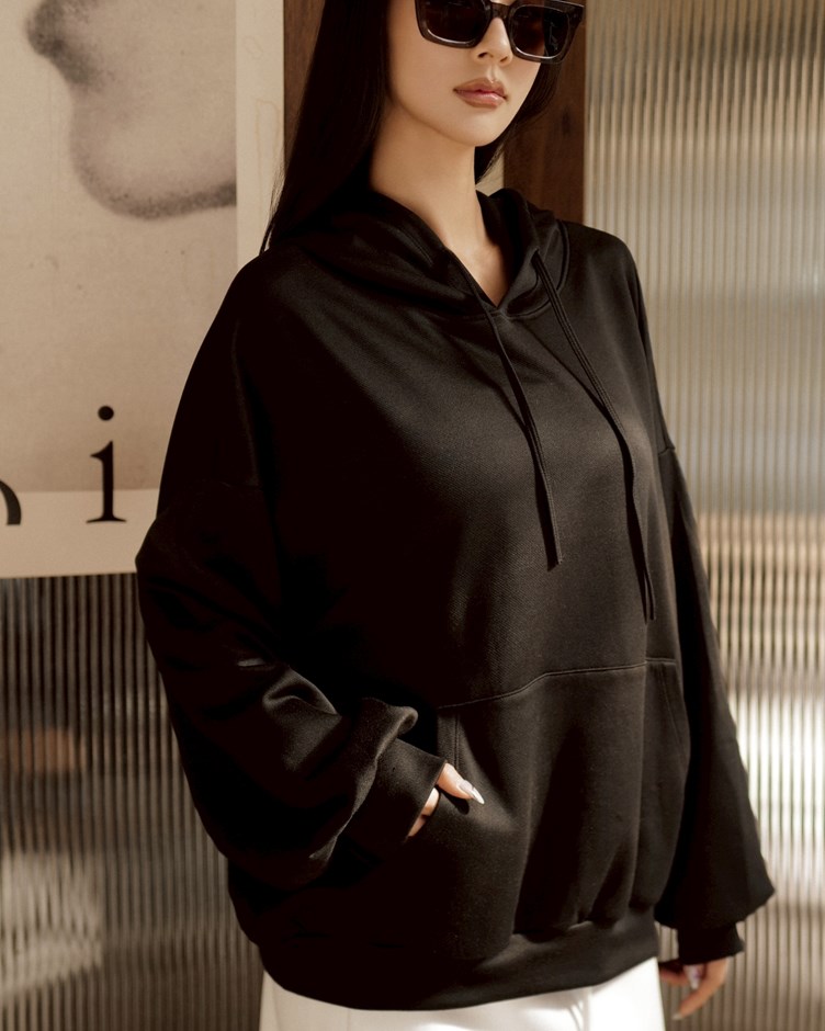 輕柔斜紋磨毛帽TEE