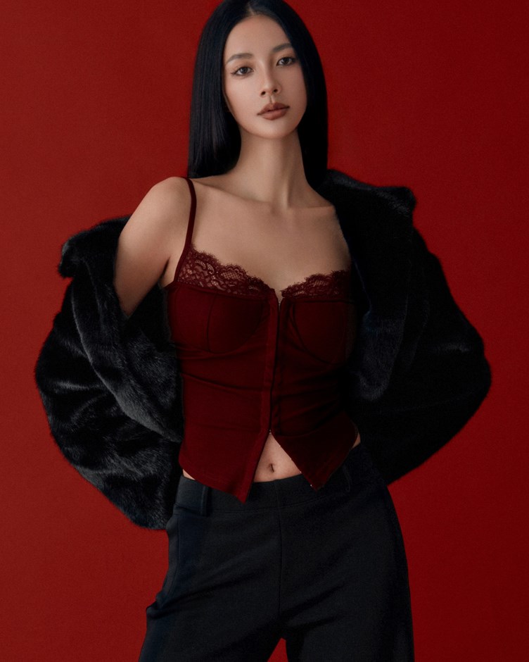 法式蕾絲馬甲BRA背心