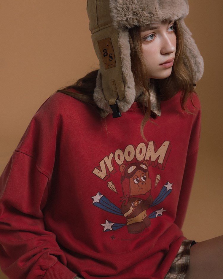 Bobby&Bella飛行員熊熊衛衣