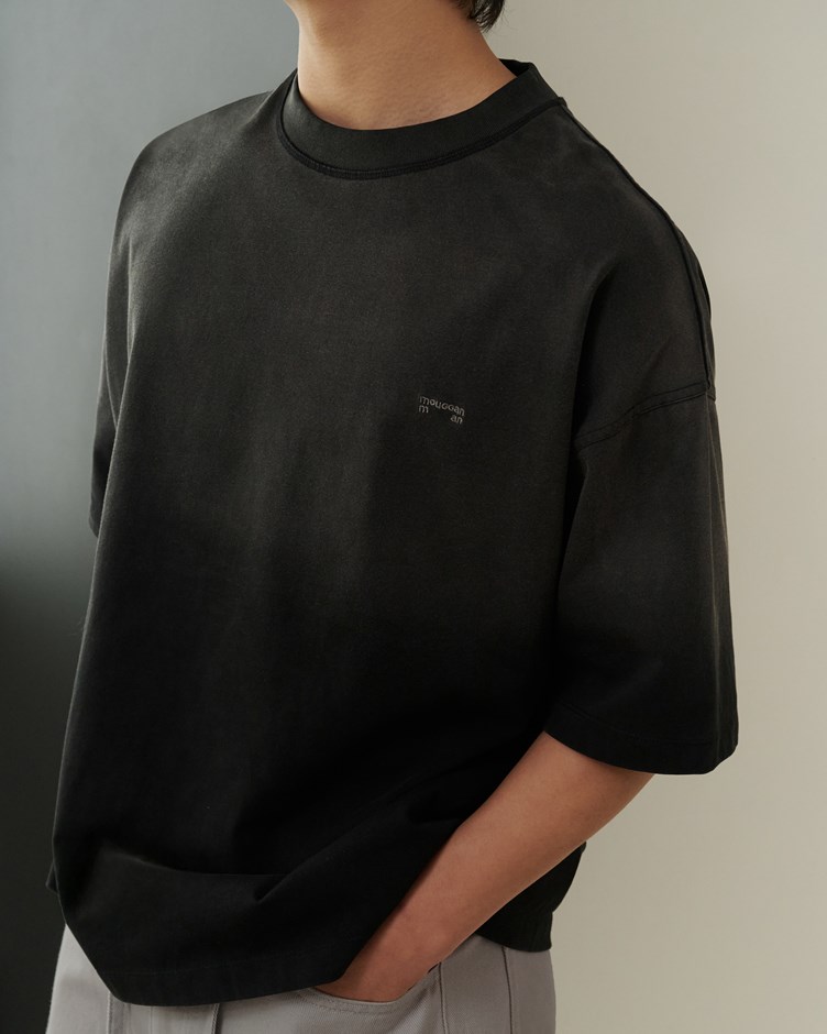 水洗LOGO寬版TEE( Air Boxy TEE )