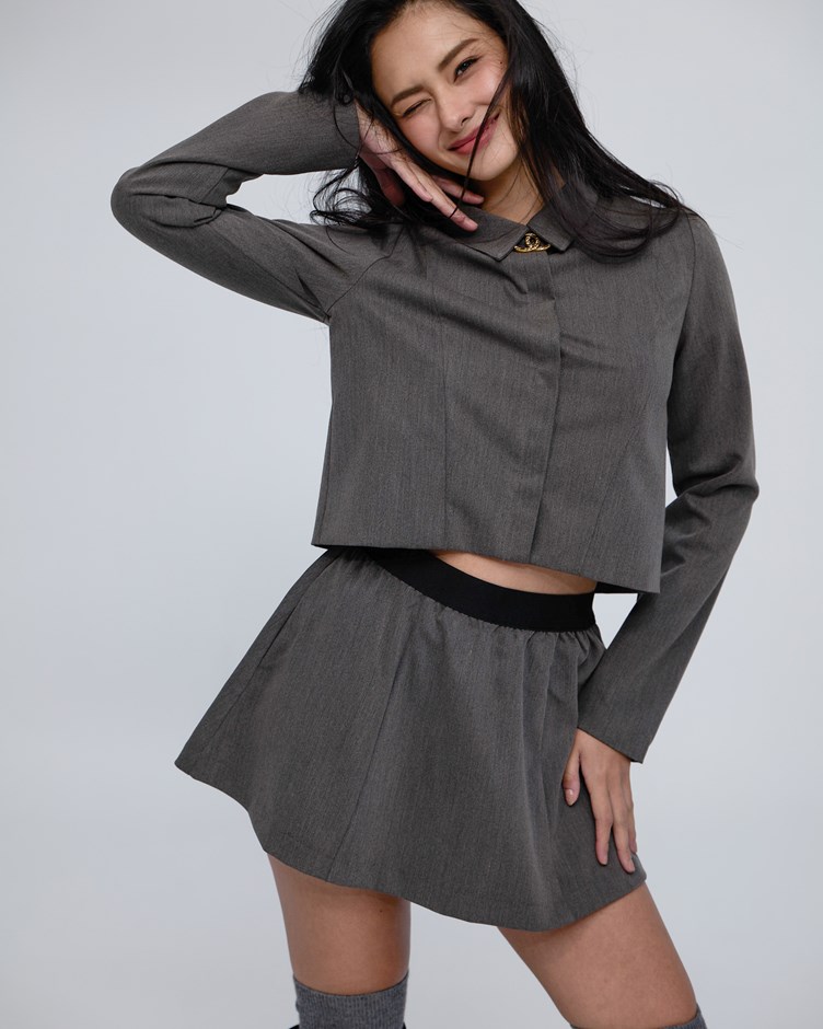 1960s 都會剪裁線條套裝