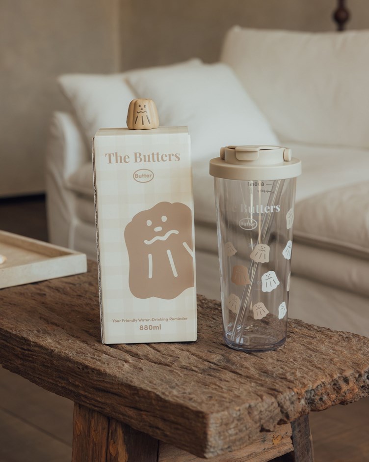 奶油家族隨身水壺