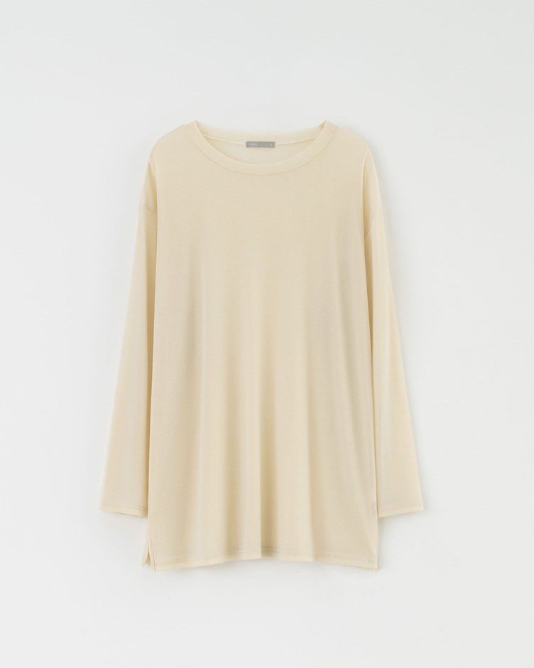 細閃亮亮透肌網紗長袖上衣