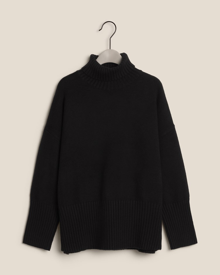 UR_ classic高領寬鬆柔軟長袖毛衣