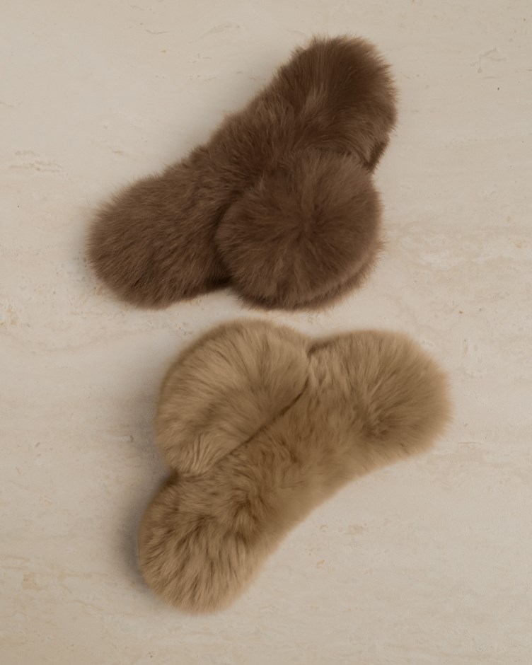 仿兔毛中型抓夾